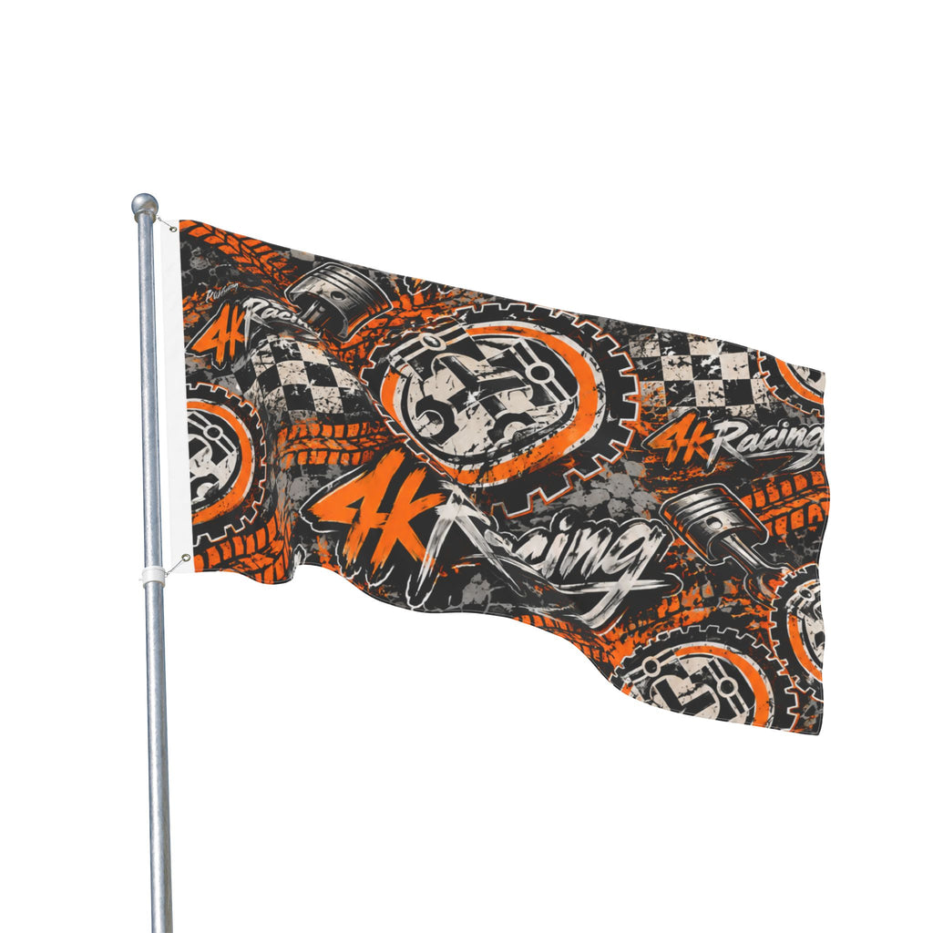 4kRacing Double-Sided Racing Flag — 36" × 60"