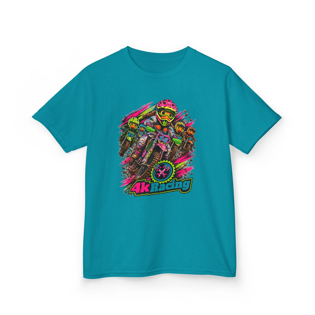 Kara's #14 4kRacing Motocross Kids Tee