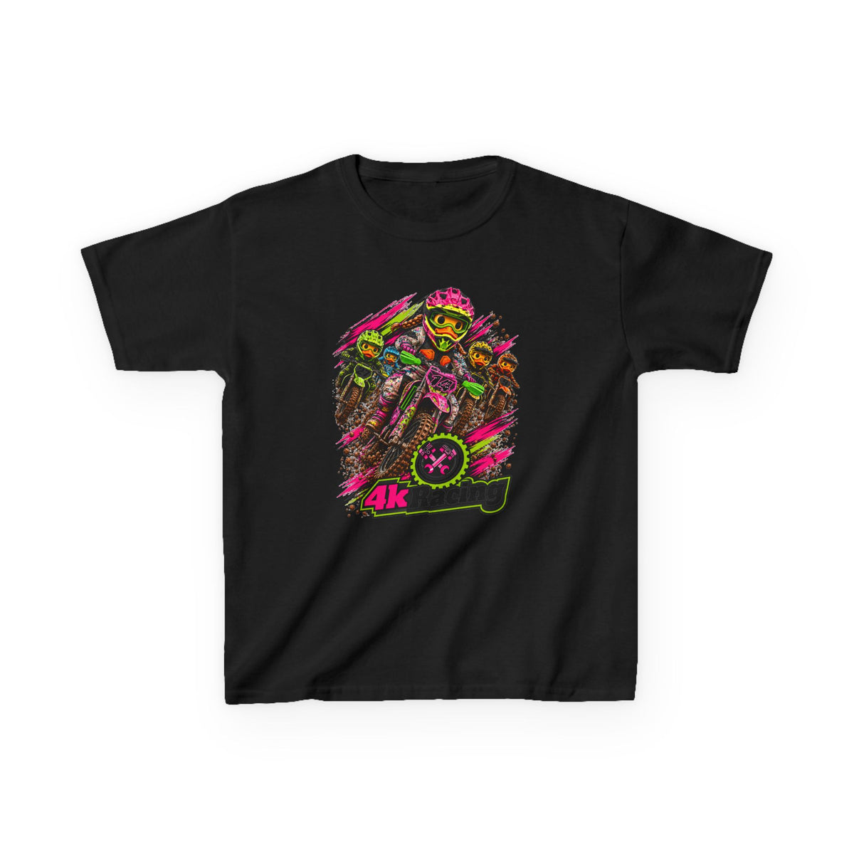 Kara's #14 4kRacing Motocross Kids Tee