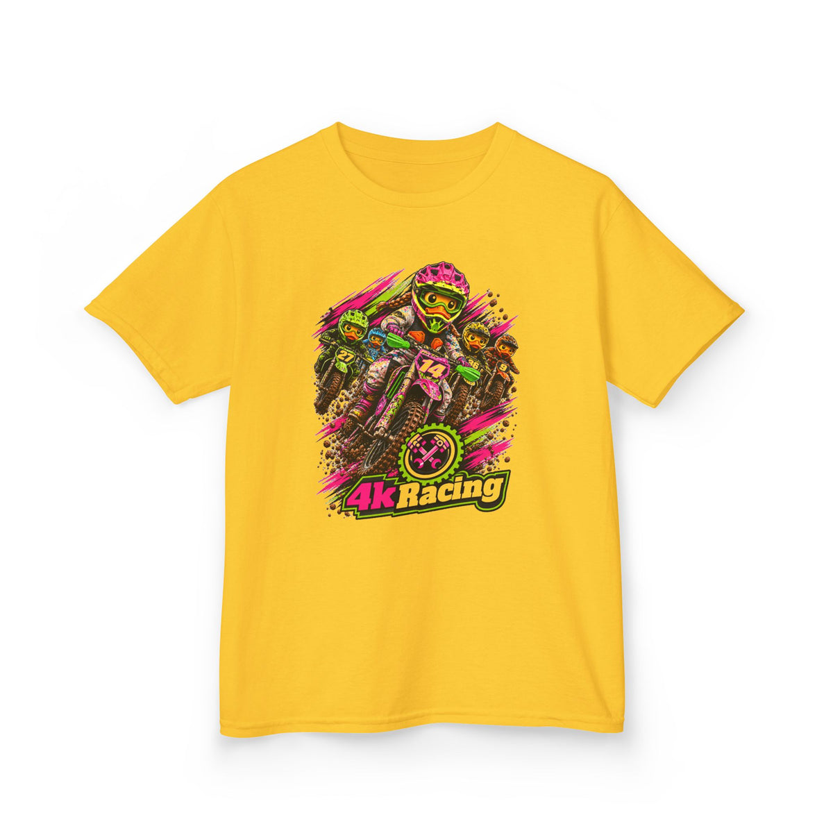 Kara's #14 4kRacing Motocross Kids Tee