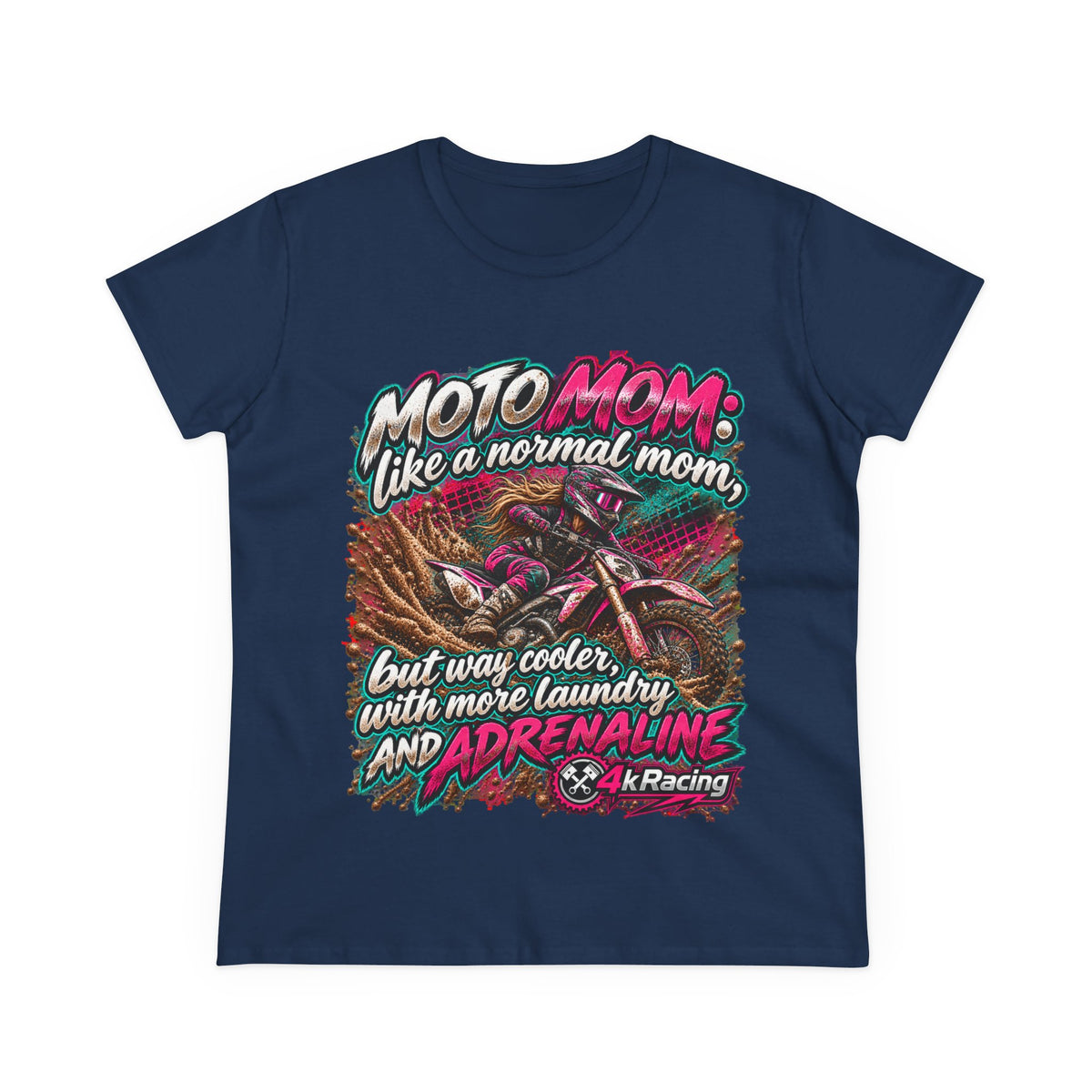 Moto Mom — 4kRacing Tee