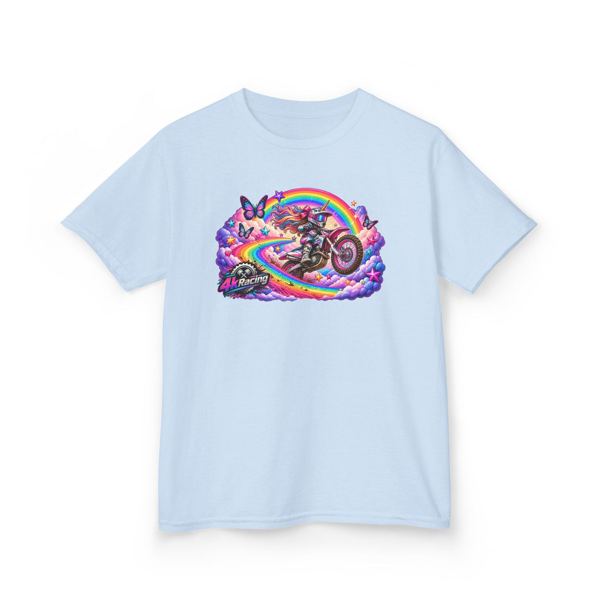 Kids Tee — Rainbow Moto Adventure