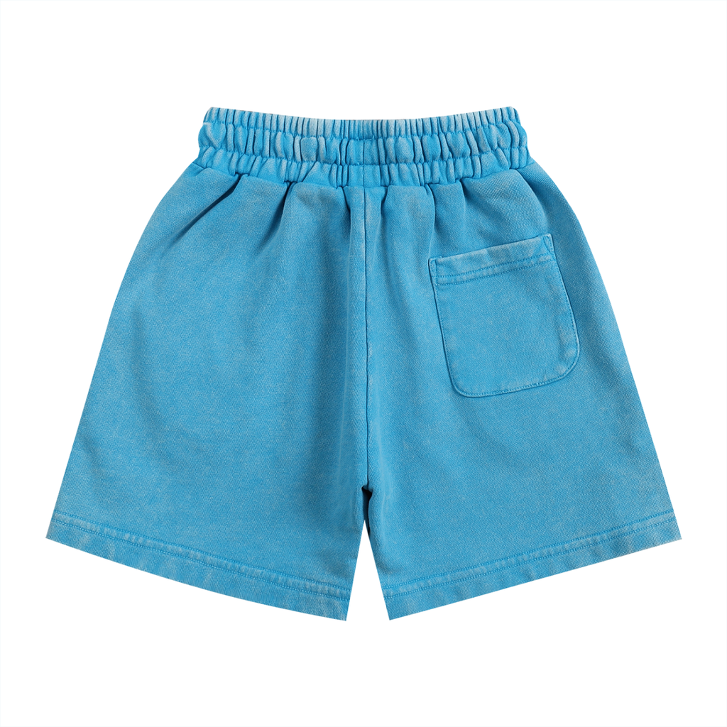 4kRacing Logo Snow Washed Kids Shorts