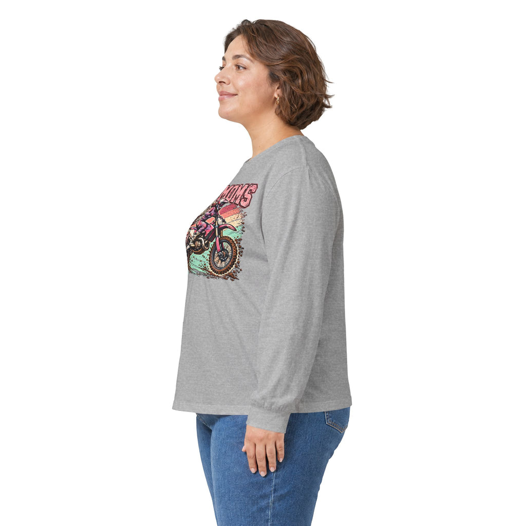4kRacing Moto Moms — Fueled by Coffee & Anxiety Long Sleeve Tee