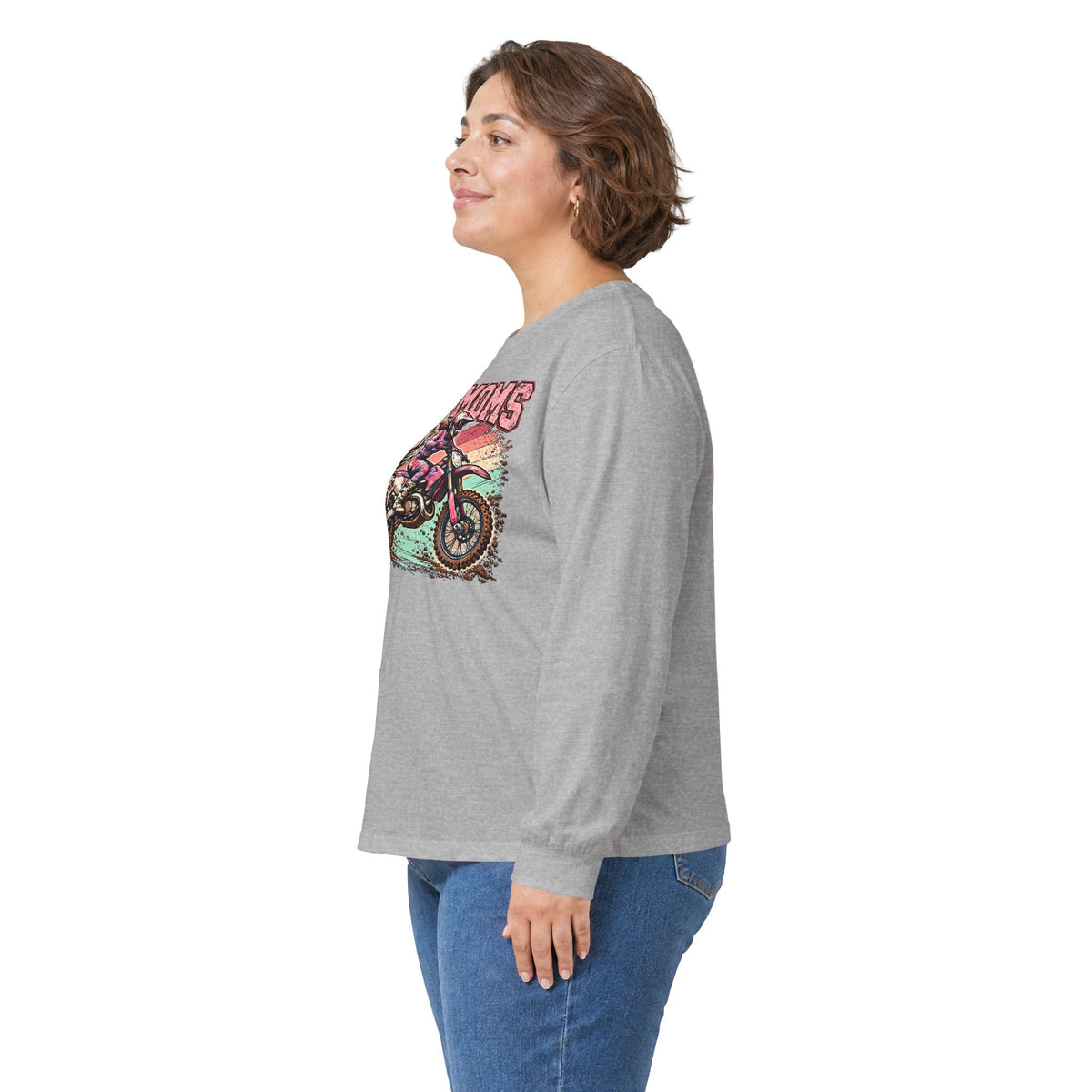 4kRacing Moto Moms — Fueled by Coffee & Anxiety Long Sleeve Tee