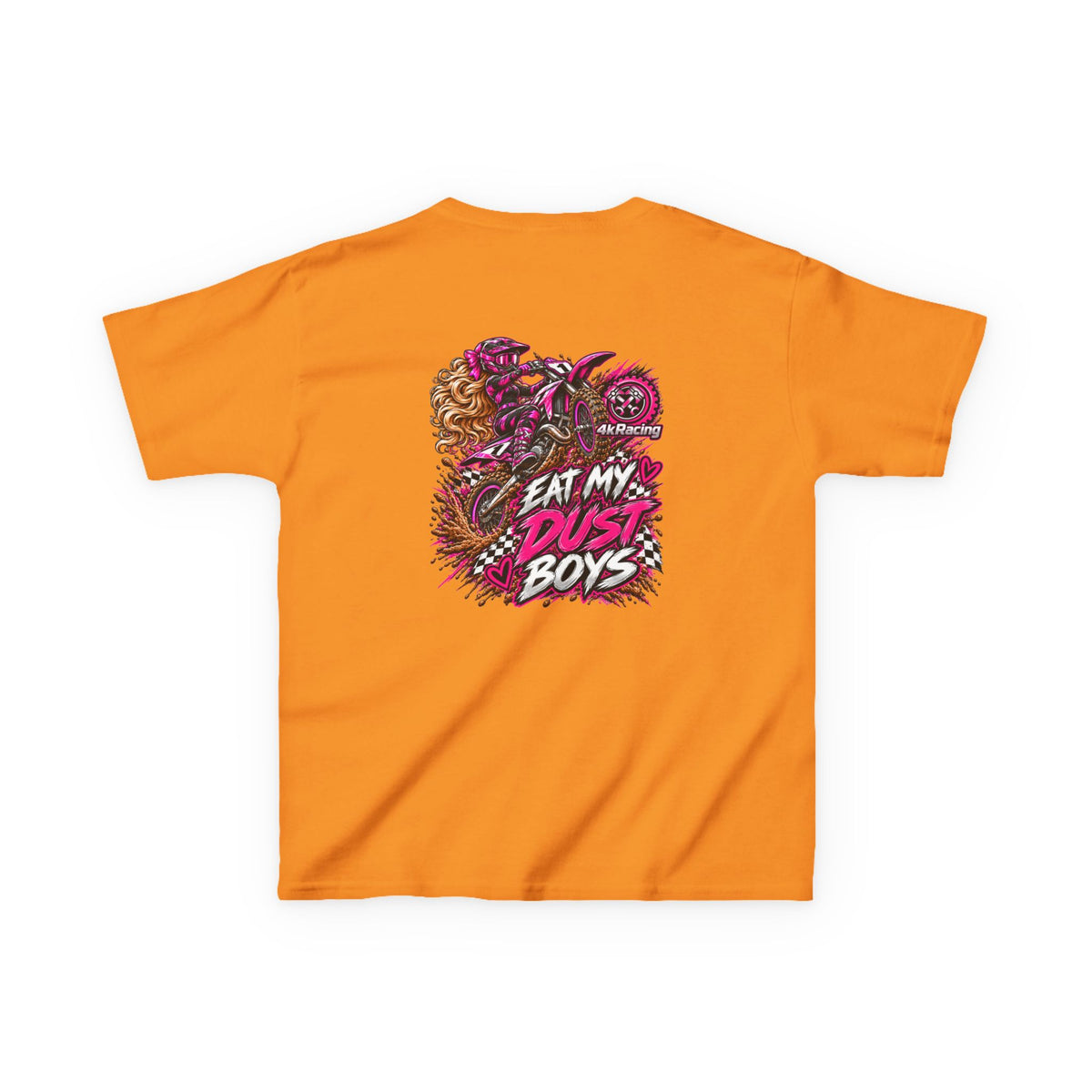 Girl's Tee "Eat My Dust Boys" Dirt Bike Graphic