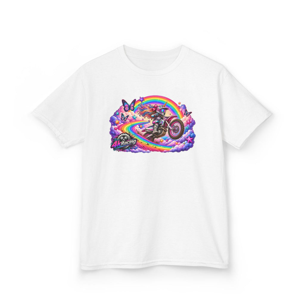 Kids Tee — Rainbow Moto Adventure