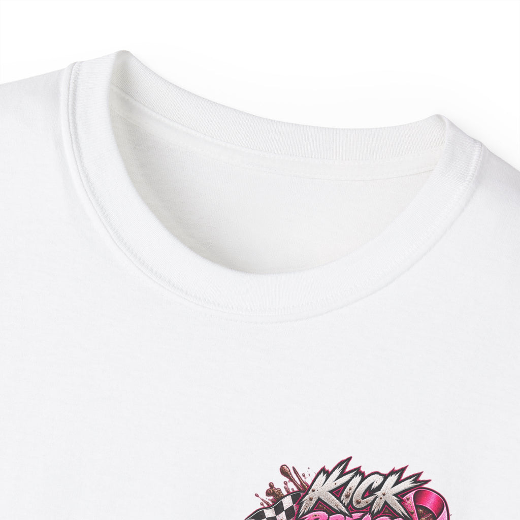 Kick Breast Cancer to the Dirt — 4kRacing Awareness Tee