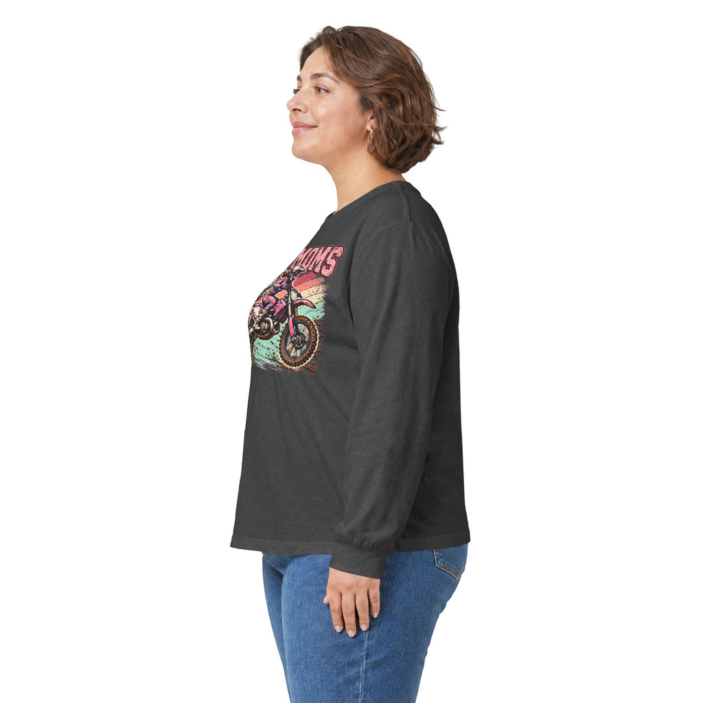4kRacing Moto Moms — Fueled by Coffee & Anxiety Long Sleeve Tee