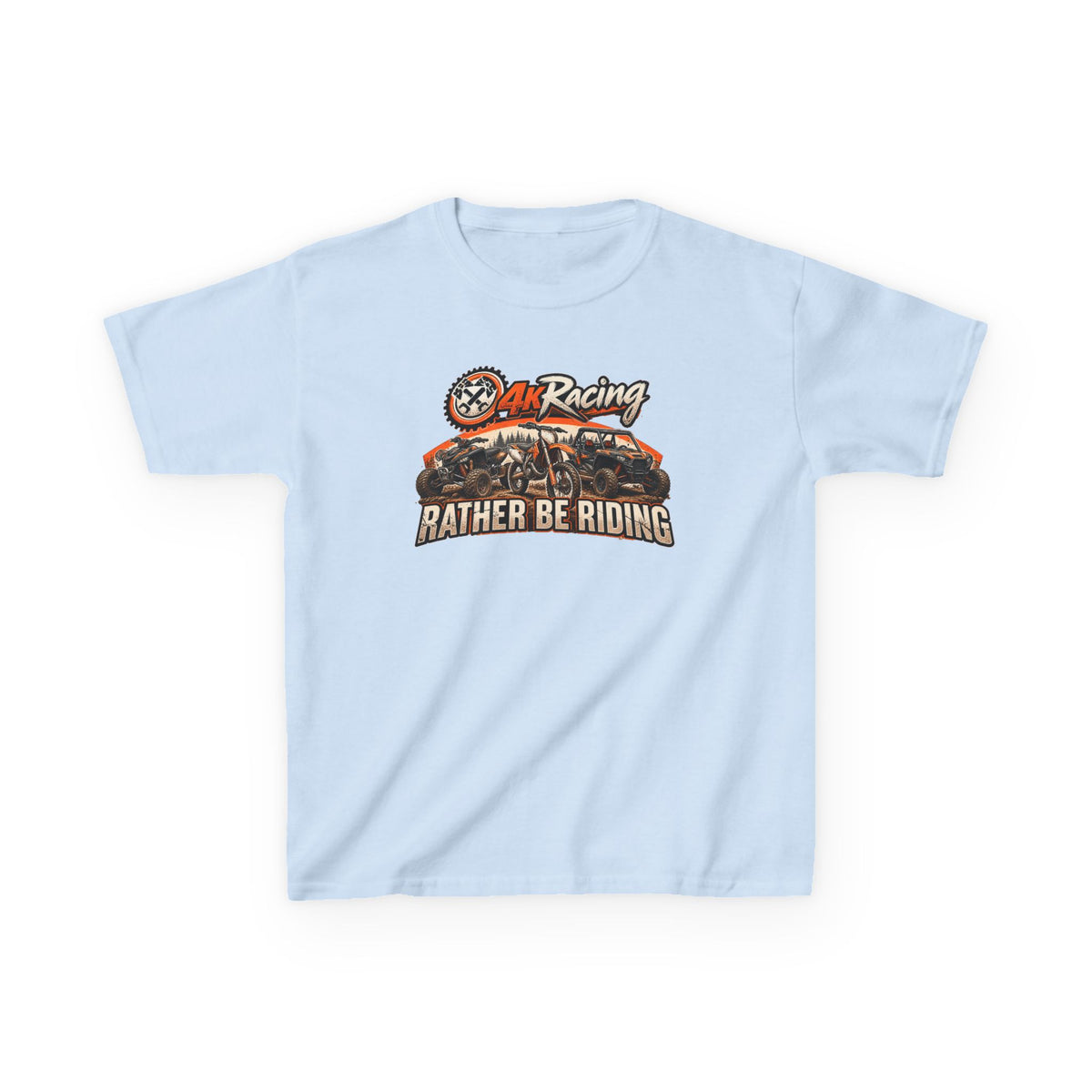 Kids Racing Tee — Rather Be Riding