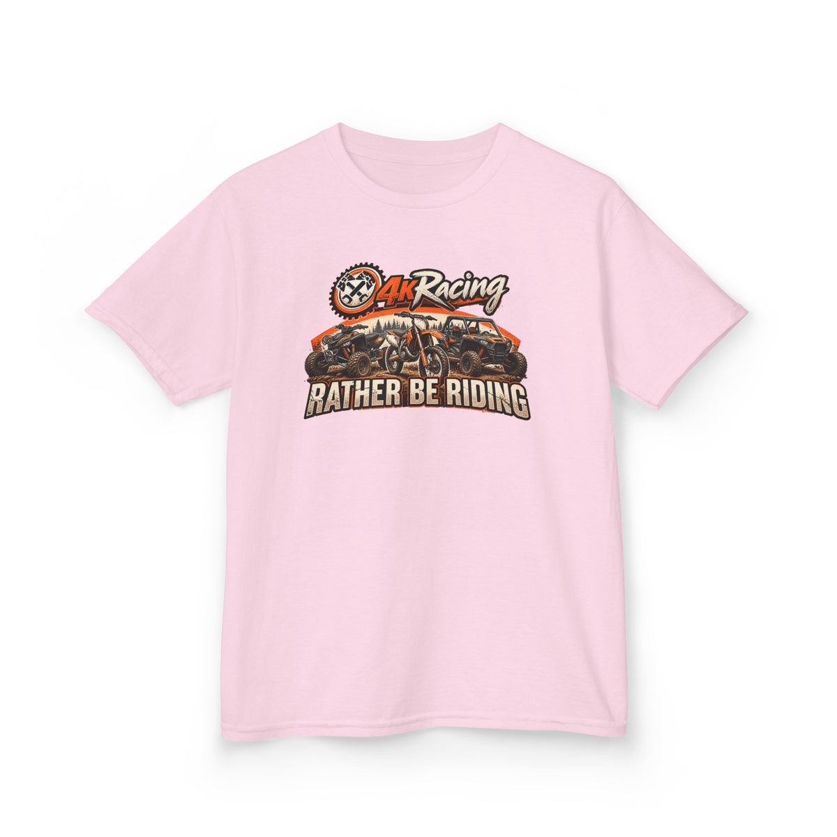 Kids Racing Tee — Rather Be Riding