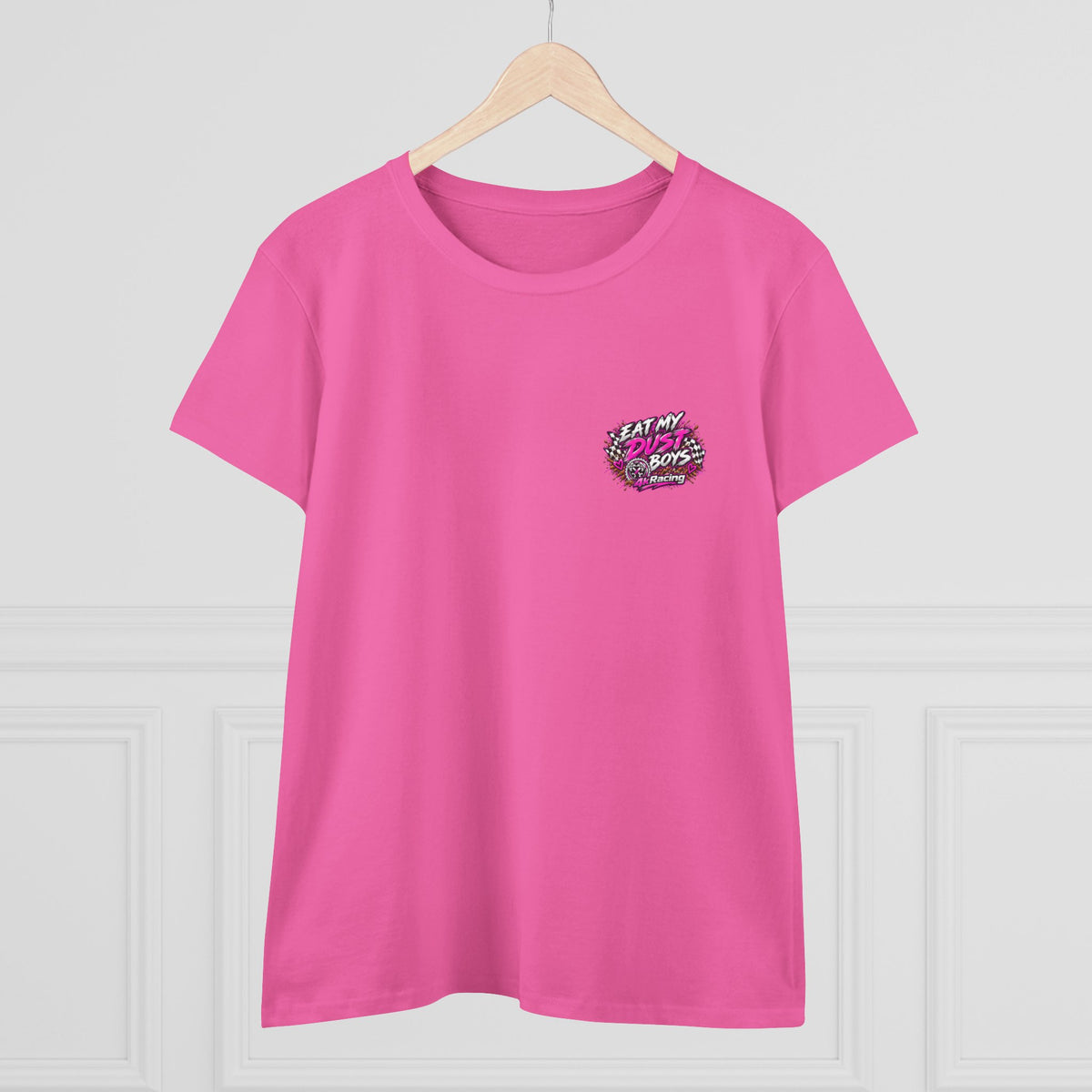 Women's Tee "Eat My Dust Boys"  Dirt Bike Graphic