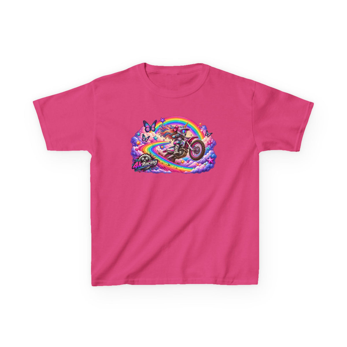 Kids Tee — Rainbow Moto Adventure