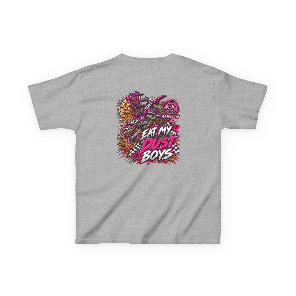 Girl's Tee "Eat My Dust Boys" Dirt Bike Graphic