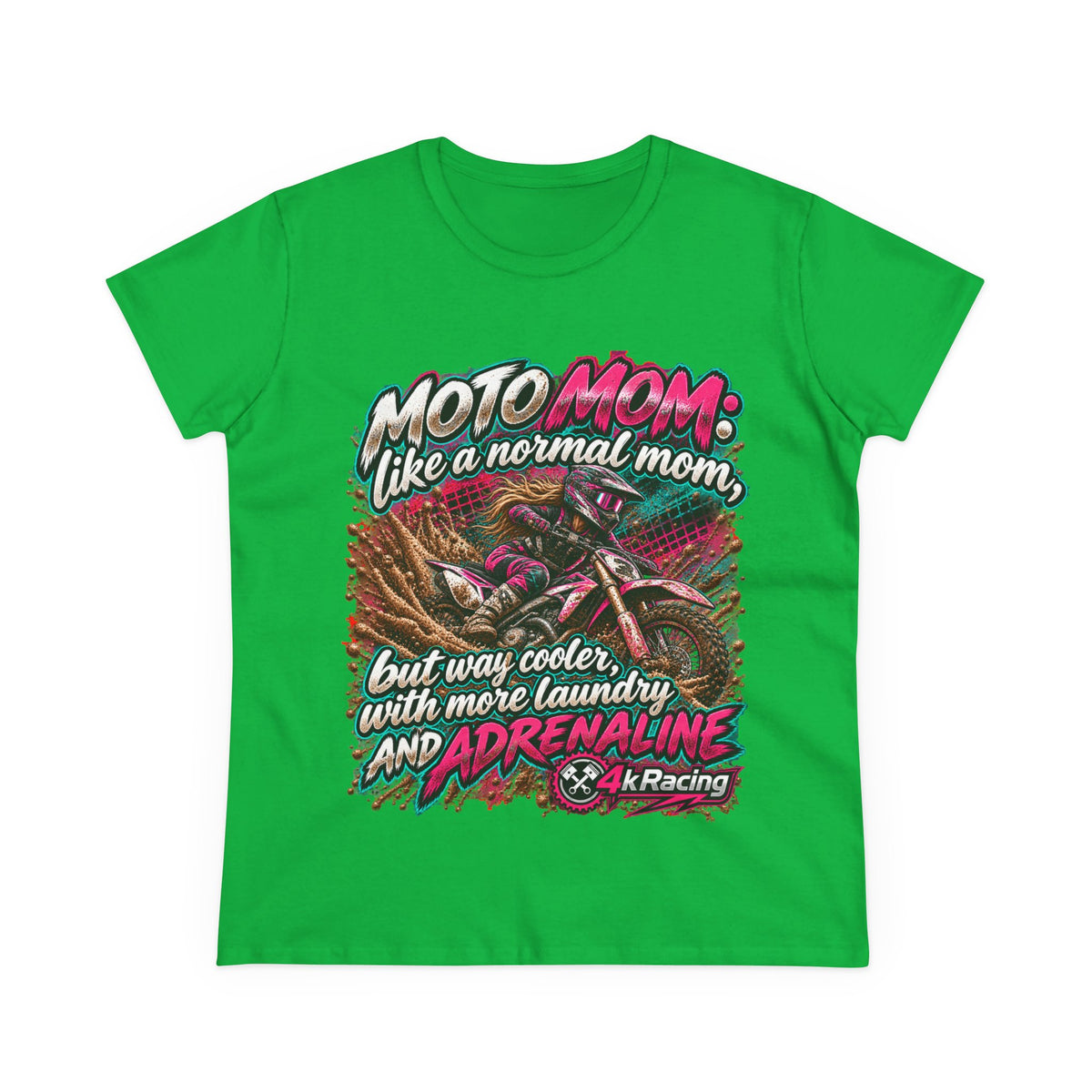 Moto Mom — 4kRacing Tee