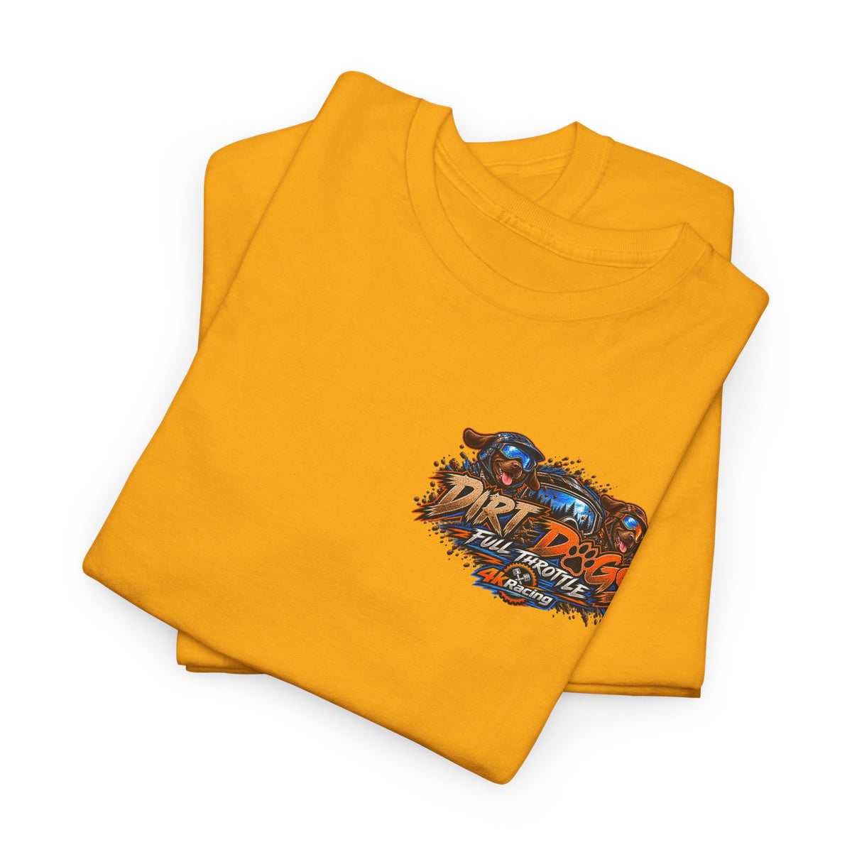 DIRT, DOGS & FULL THROTTLE — ADULT TEE