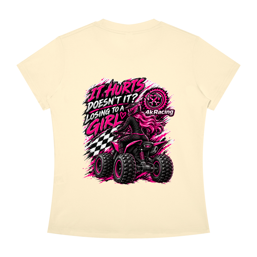 Women's Slim Fit Tee "Losing To A Girl"