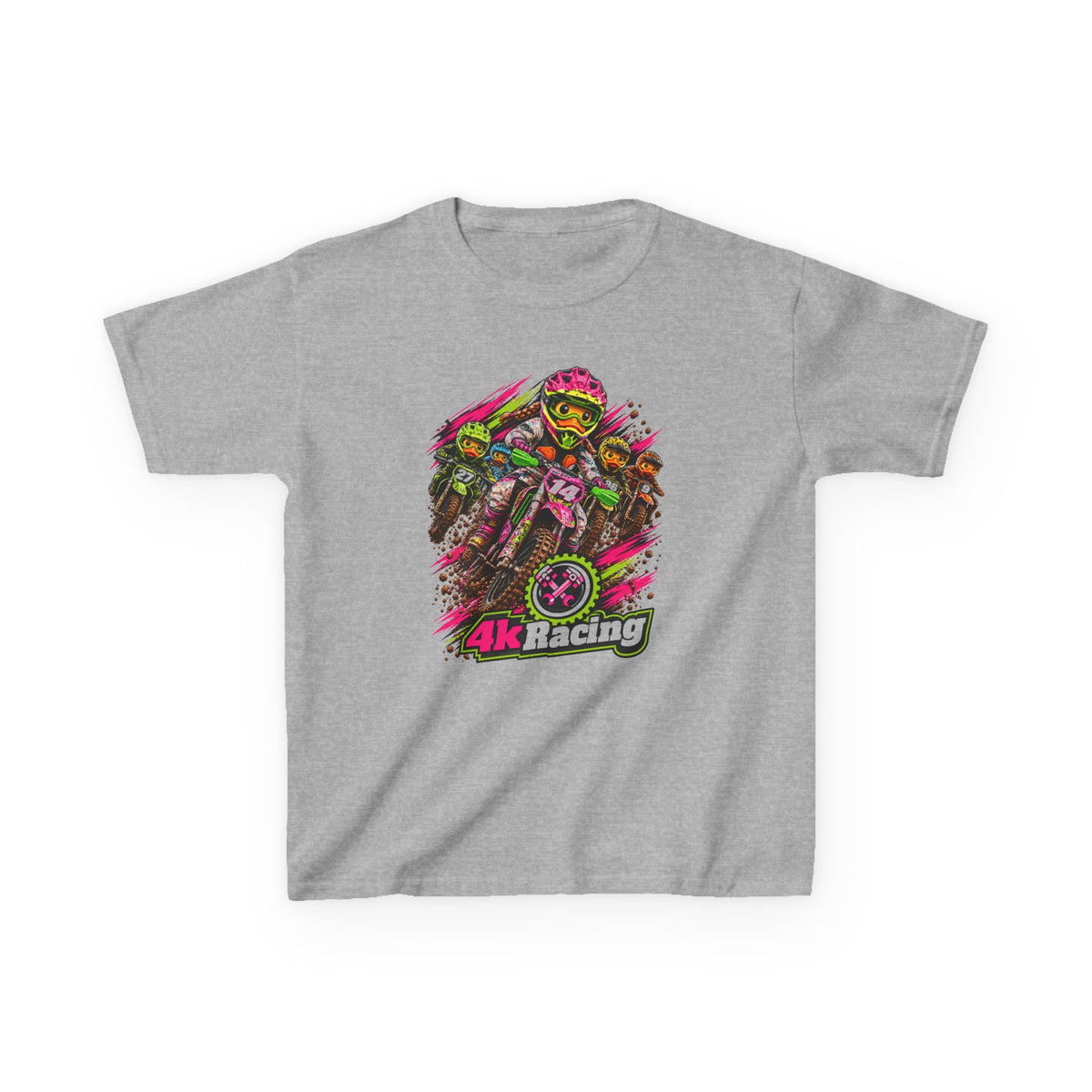 Kara's #14 4kRacing Motocross Kids Tee