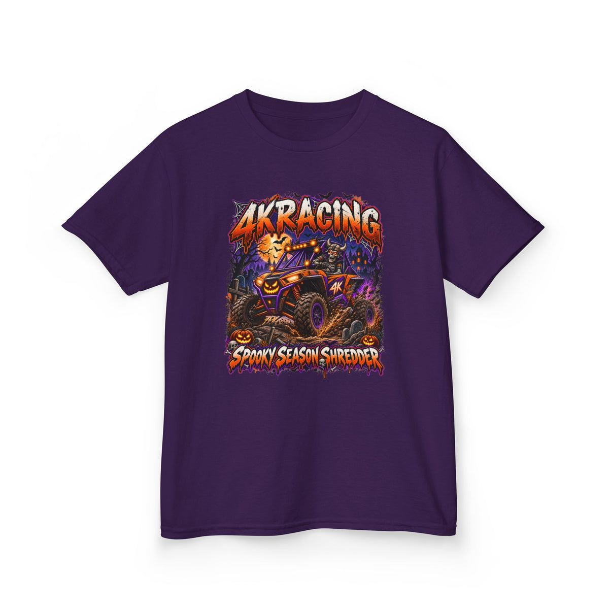 Kids Tee — 4kRacing: Spooky Season Shredder