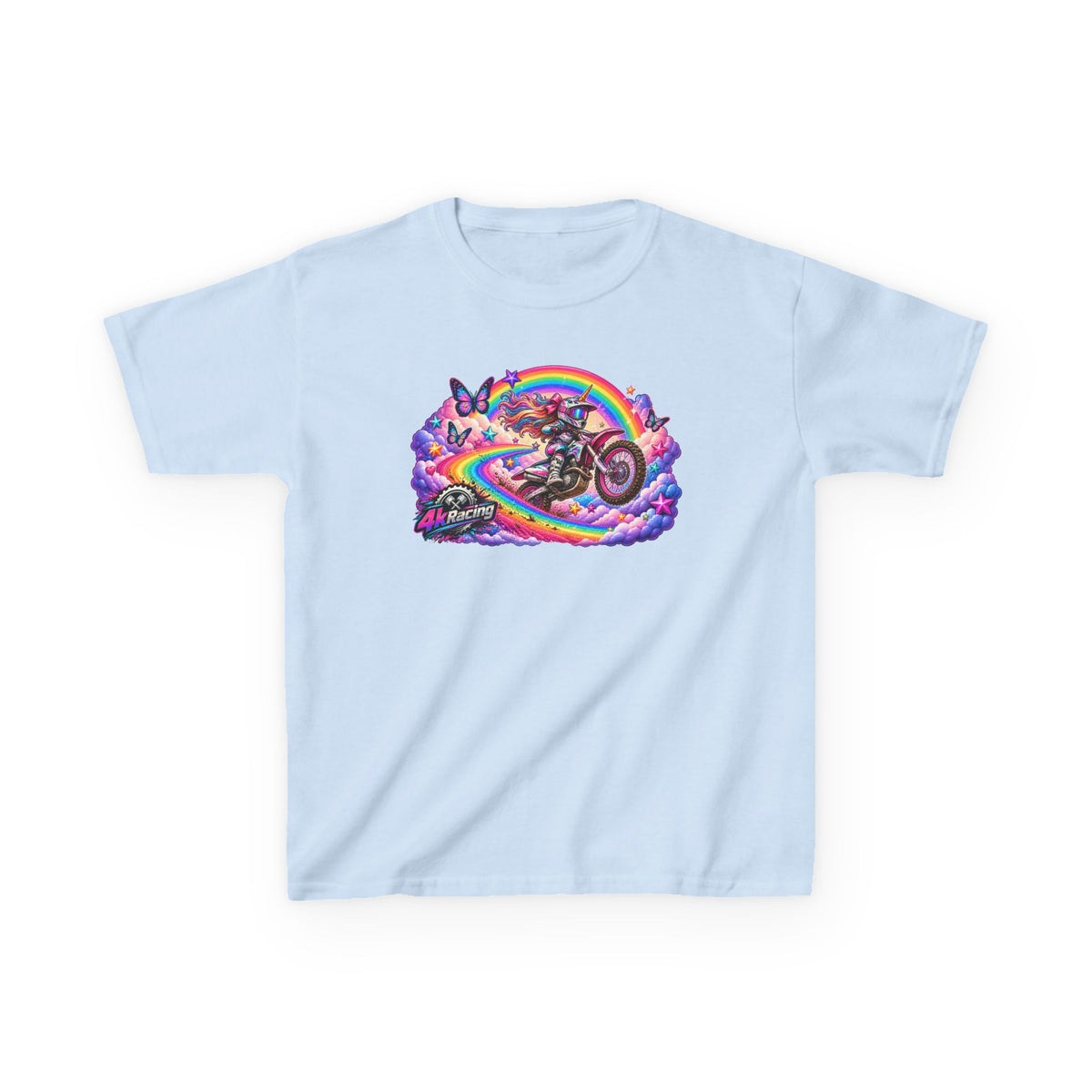 Kids Tee — Rainbow Moto Adventure