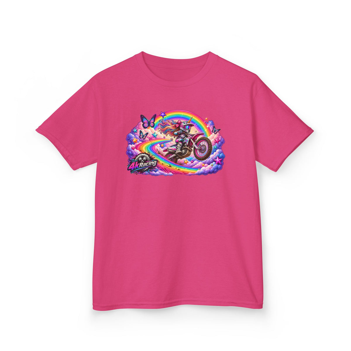 Kids Tee — Rainbow Moto Adventure