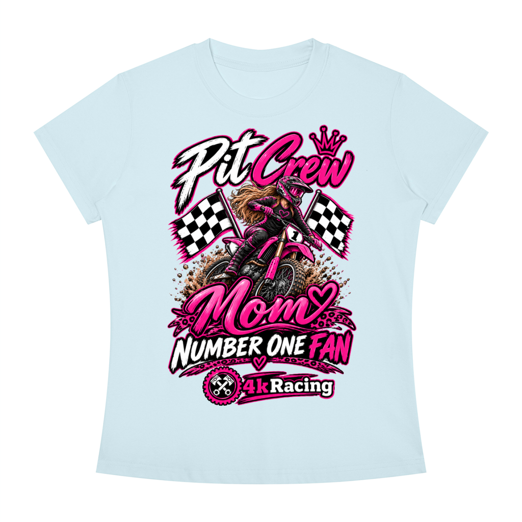 Women's Slim Fit Tee "Pit Crew"