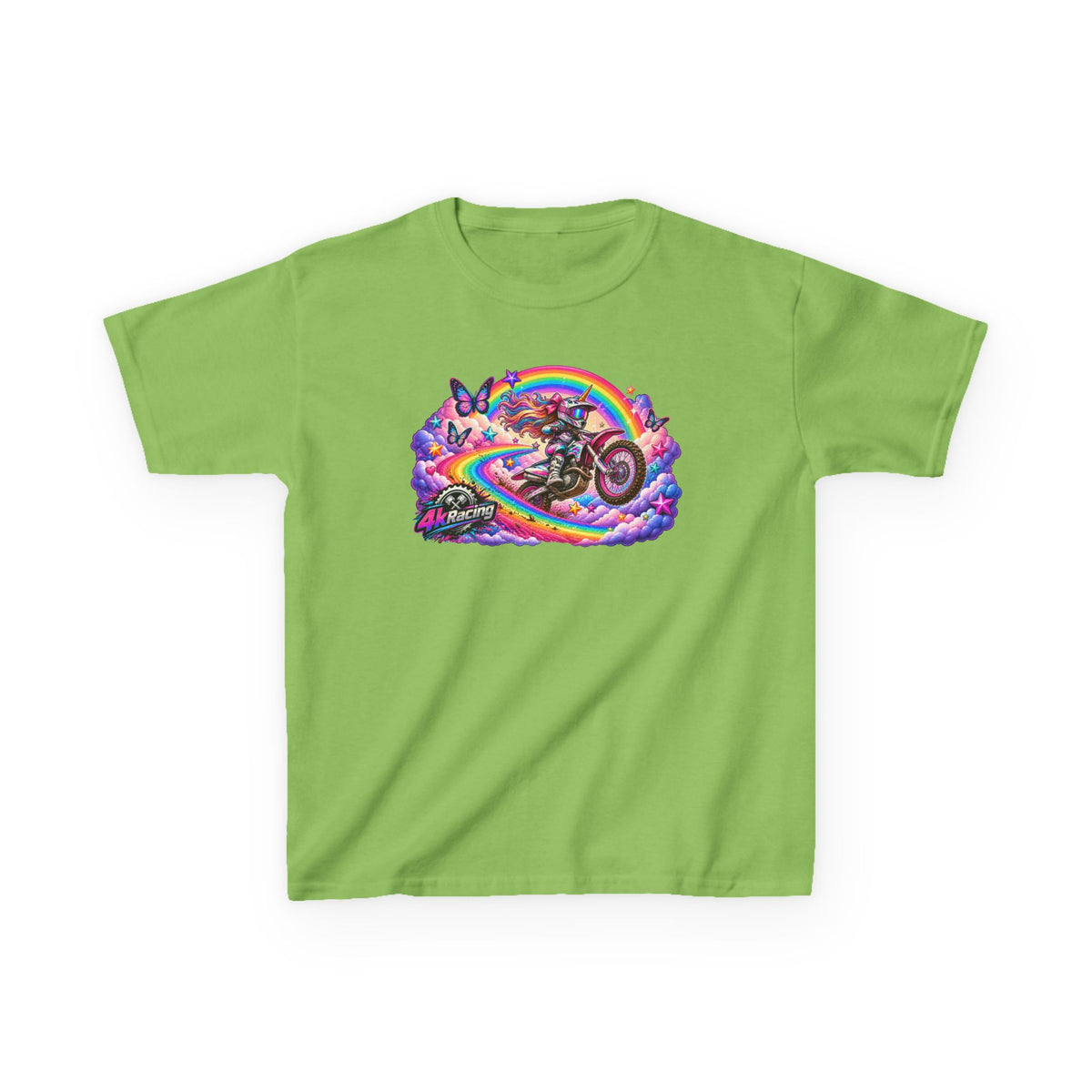 Kids Tee — Rainbow Moto Adventure