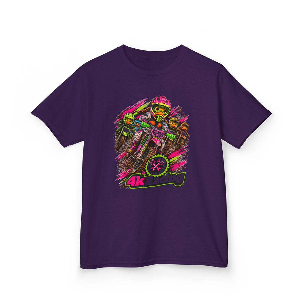 Kara's #14 4kRacing Motocross Kids Tee