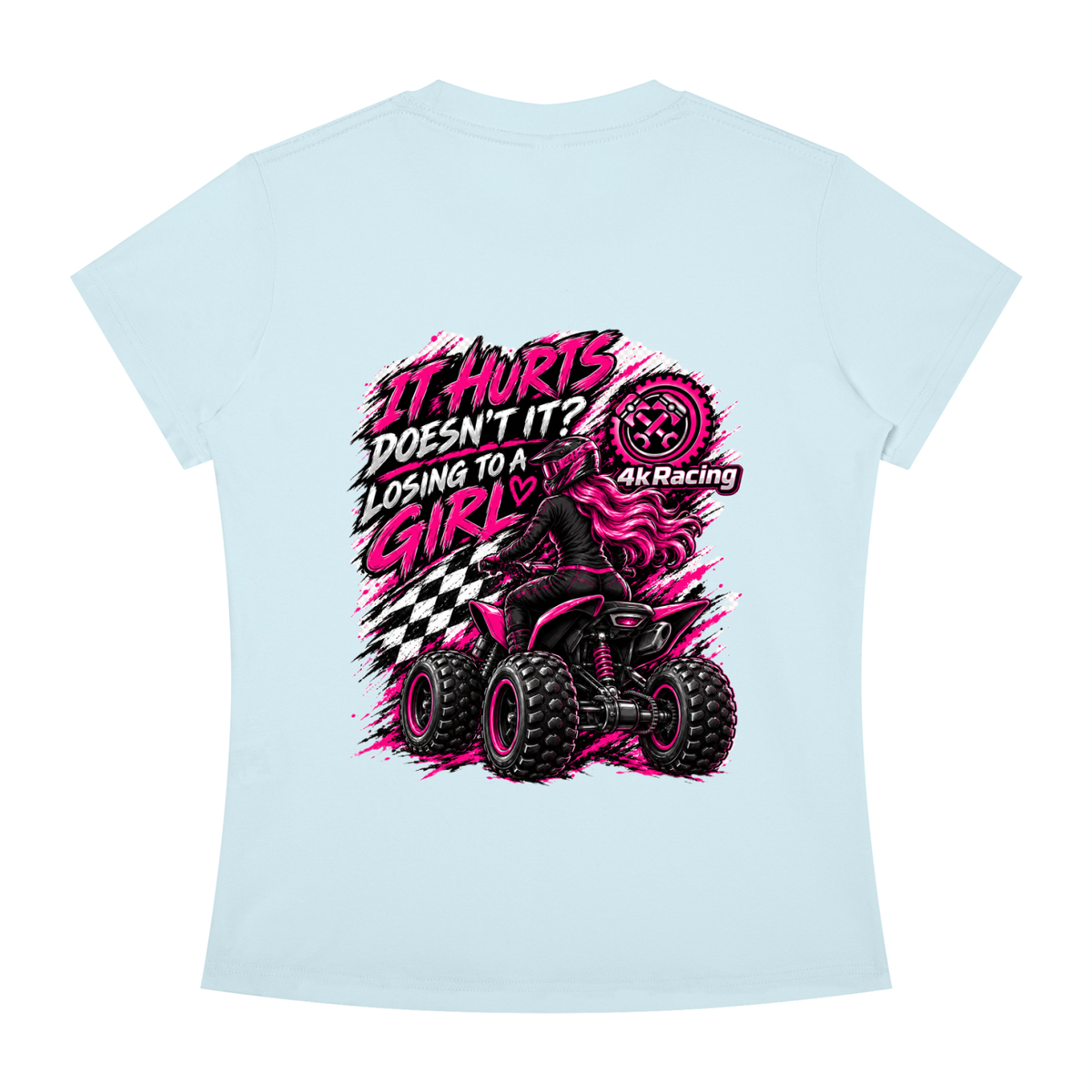 Women's Slim Fit Tee "Losing To A Girl"