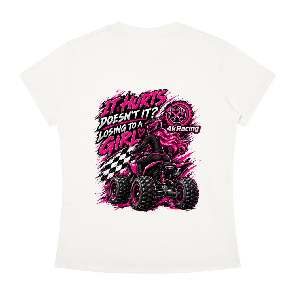Women's Slim Fit Tee "Losing To A Girl"