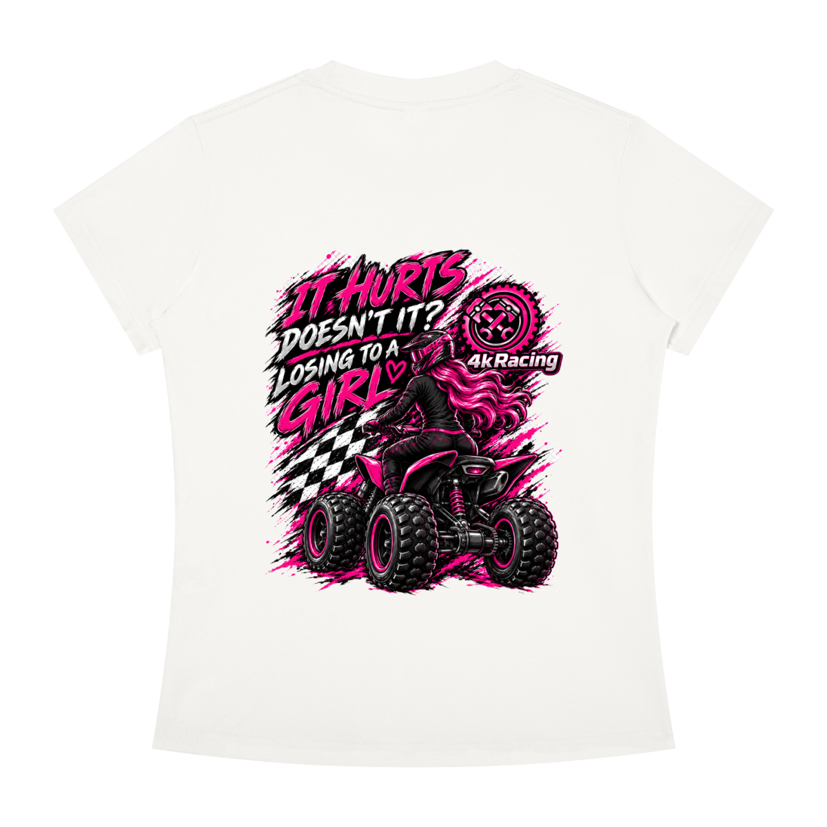 Women's Slim Fit Tee "Losing To A Girl"