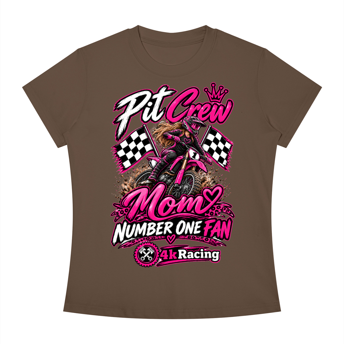 Women's Slim Fit Tee "Pit Crew"