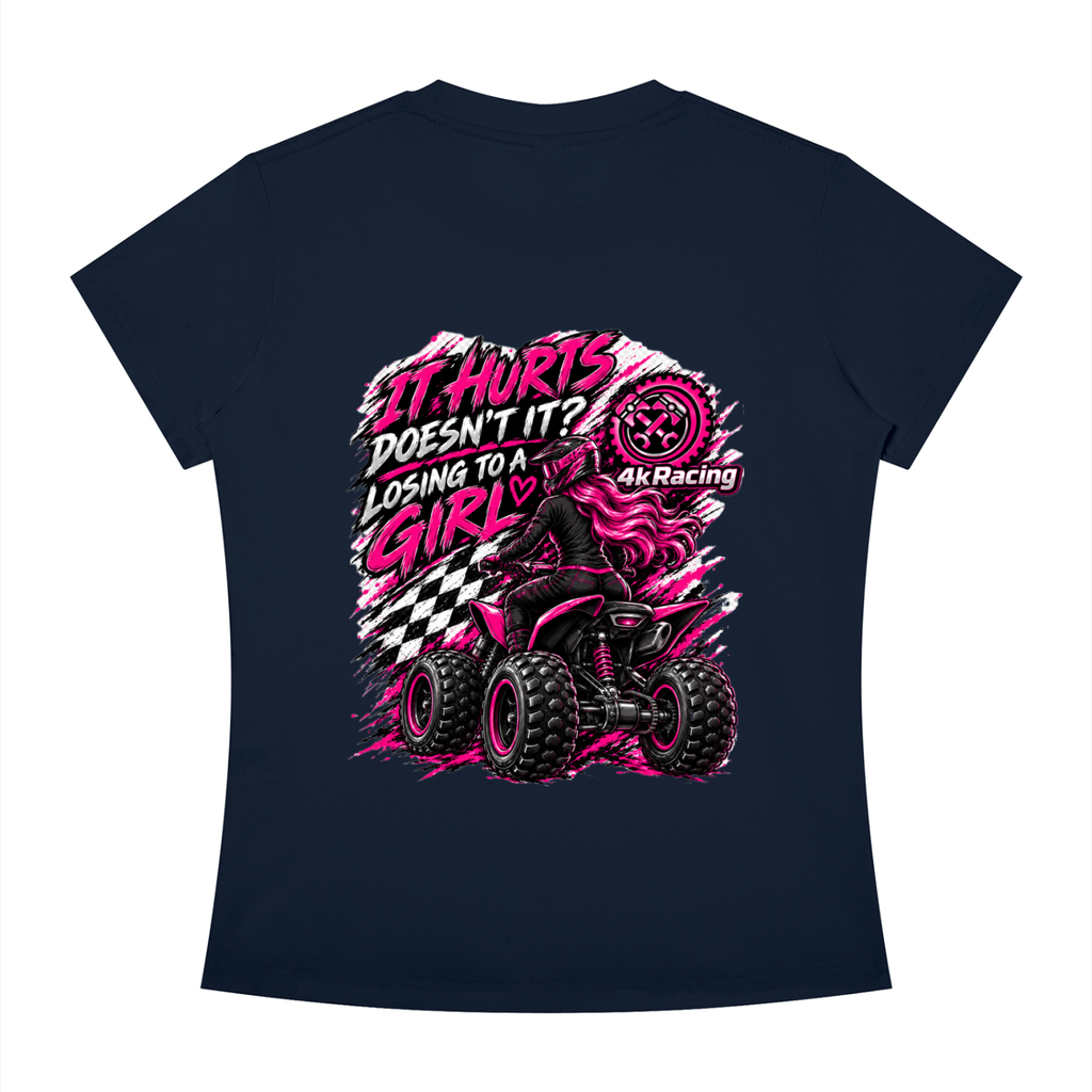 Women's Slim Fit Tee "Losing To A Girl"
