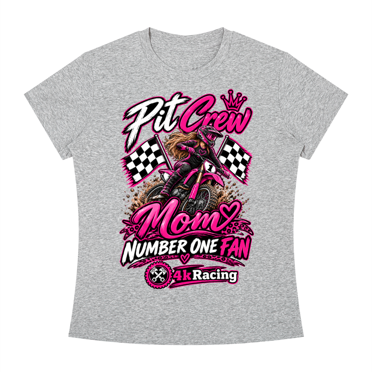 Women's Slim Fit Tee "Pit Crew"