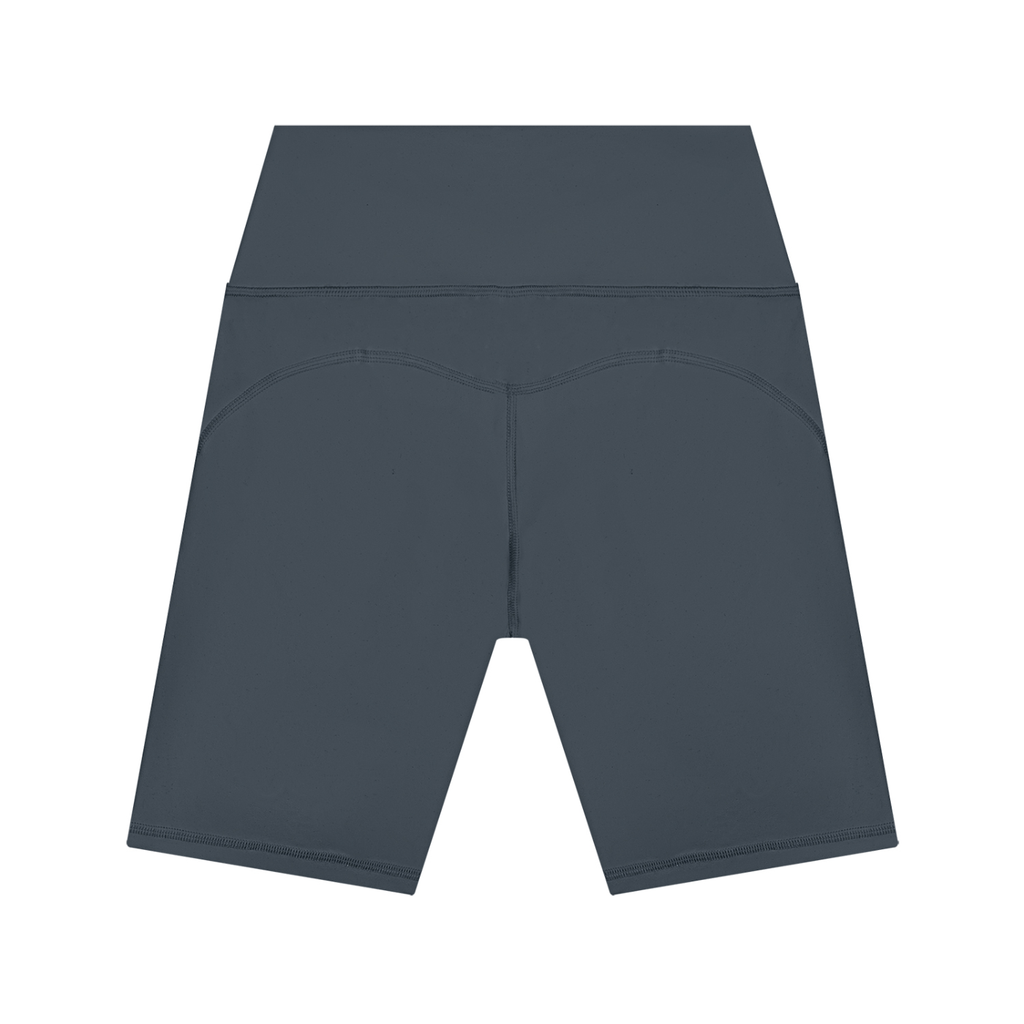 Official 4kRacing Women's High-Waisted Yoga Shorts — White Logo